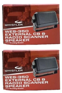 Whistler WES-350 External Speaker for Scanners, CB Radios & Receivers - 2 Pack - Zdjęcie 1 z 4