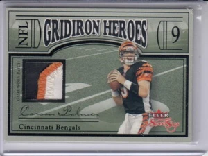 Parches de camiseta Carson Palmer 2004 Fleer Sweet Sigs Gridiron Heroes negra 8/9 - Imagen 1 de 2