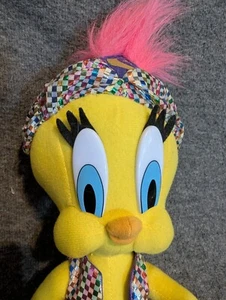 10" TWEETY BIRD as Medium Looney Tunes Plush Stuffed Toy Collectible - Picture 1 of 14