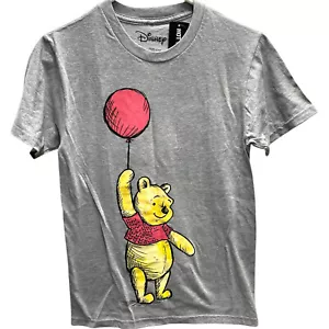 Disney Winnie The Pooh Mickey Ears Balloon Women’s T-Shirt XS - Picture 1 of 5