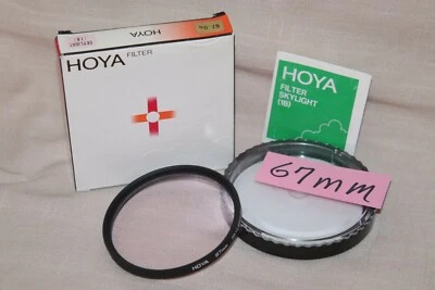 NEW Vtg HOYA 67mm SKYLIGHT 1B FILTER Japan BRASS RIMMED 67mm Hoya Sky 1B Filter  - Image 1 of 4