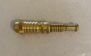 7cm Brass Smokeless Toker Smoking Pipe Tobacco Cigarettes NEW - Picture 1 of 3