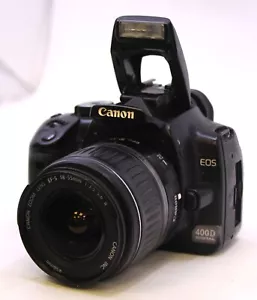 Canon EOS 400D 10,1 megapixel fotocamera reflex digitale con obiettivo zoom 18-55 mm (NO CARICATORE) - Foto 1 di 8