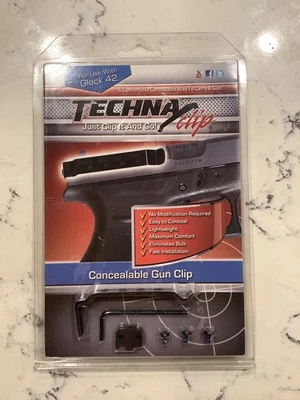 TECHNA CLIP FOR GLOCK 42 BLK AMBI - Image 1 of 4