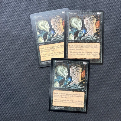 Coercion MTG Tempest Magic the Gathering Black Vintage 3 - Image 1 of 4