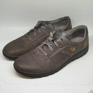 Zapatos cómodos para caminar Josef Seibel para hombre de cuero topo con cordones talla 44 EU / 10 US - Imagen 1 de 6