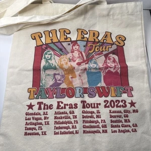 Taylor Swift 2023 The Era’s Tour Tote Bag. Double Sided Color Graphics. - Picture 1 of 4