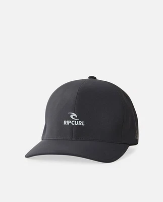 Gorra Rip Curl Para Hombres Vaporcool Delta Flex Fit Curvo Pico - Negra - L/XL Foto 1 de 3