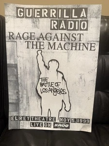 Rage Against The Machine The Battle Of Los Angeles Rare promo poster 17 H x 12 W - Picture 1 of 6