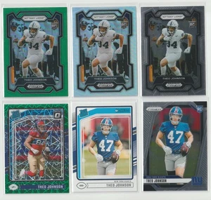 2024 Panini Theo Johnson rookie card lot / Donruss / Prizm Draft Silver / Optic - Picture 1 of 1