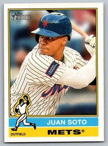 Topps Heritage Juan Soto New York Mets #286 2025 - Imagen 1 de 2