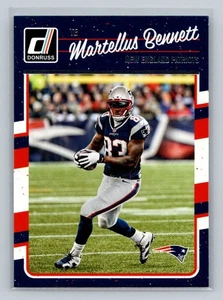 2016 Donruss #179 Martellus Bennett New England Patriots Football Card - Picture 1 of 2