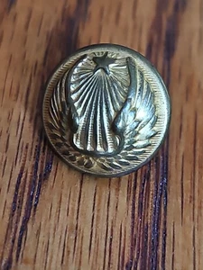 Orig. 5/8" Französische Armee Luftwaffe Flügel UNIFORM Vergoldeter Knopf Paris GJF Hersteller - Bild 1 von 3
