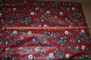 Gancho Arándano Floral J G Kenmil Preencogido Tela Scotch-gar Tapicería 2Ydx54 - Imagen 1 de 2