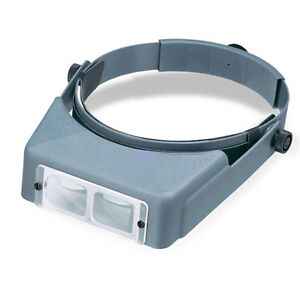 Donegan LX-5 OptiVisor® AL Binocular 2.5X Magnifier. Adjustable Headband Style