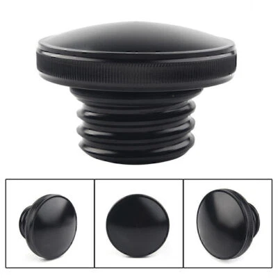 Tapa de gasolina ventilada tanque de combustible rosca derecha suave para Harley Sportster negro EE. UU. Foto 1 de 4