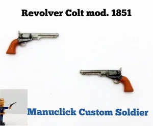 2 x PISTOLAS COLT MOD. 1851 ARMA Playmobil ACW  GUERRA CIVIL AMERICANA - Bild 1 von 4