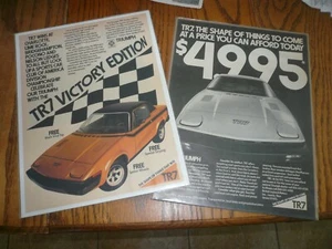 1977 Triumph TR7 Ad Advertisement - Vintage - Two for One Price - Picture 1 of 1