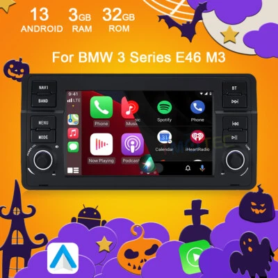 7" Android Autoradio CarPlay Navi GPS Für BMW 3er E46 318 320 325 Rover 75 MG ZT - Bild 1 von 4