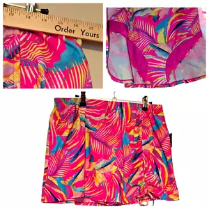 New Bright Tropical Torrid Swim Skirt / short With Shorts Size 1 1x 33x11 Beach - Picture 1 of 7