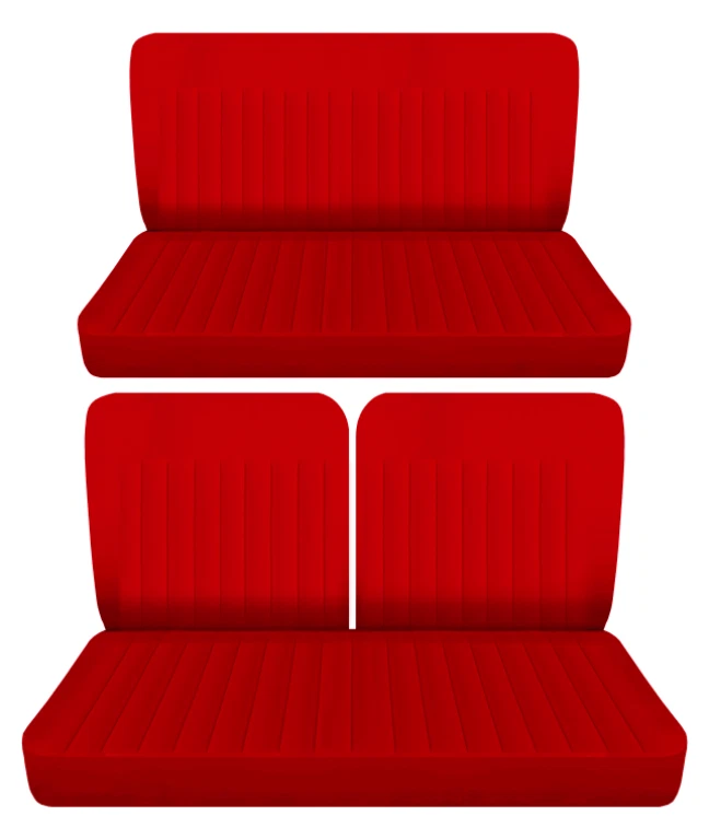 Front 50-50 top and Rear bench seat covers fits 1966 Plymouth Fury III  2 door - Image 1 of 1