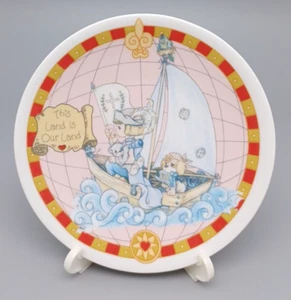 Discovery of America 1992 Cristóbal Colón Precious Moments plato miniatura - Imagen 1 de 6