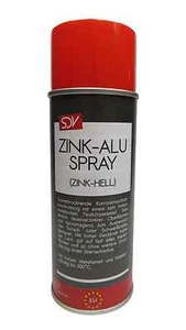 ZINK-ALU-SPRAY 400ml 98% REIN Korrosionsschutz Grundierung bis 300°C Zinkspray - Bild 1 von 2