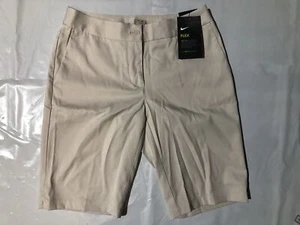 Nike Women's Flex 10" Woven Golf Shorts Light Bone Sz 4 AA3240-072 - Picture 1 of 2