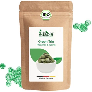 Bio Green Trio Presslinge 2500 Stk Chlorella Spirulina Gerstengras 1kg Tabletten - Bild 1 von 8