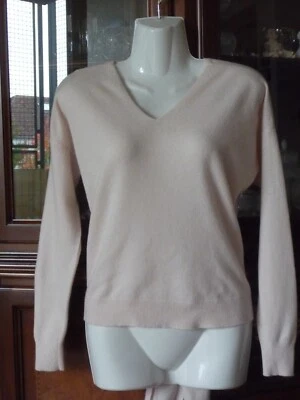 CLUB MONACO Damen Strickpullover Langarm Kaschmir Zart Rosa Gr. XS Top        - Bild 1 von 4