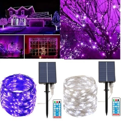 200 LED Solar String Lights Outdoor Waterproof Fairy Copper Wire Garden Decor - Image 1 of 4