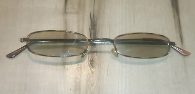 +175 Gafas de sol con marco de alambre estrecho unisex acento tortuga lectores de calidad vintage Foto 1 de 4