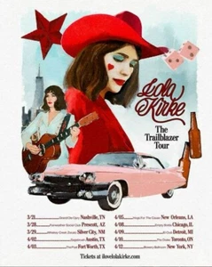 Poster Lola Kirke The Trailblazer 2025 Tour Poster, gift for fans - Picture 1 of 8