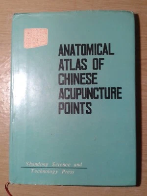 Anatomical Atlas of Chinese Acupuncture points by Chen Jing 1988 Harcover  - Image 1 of 4