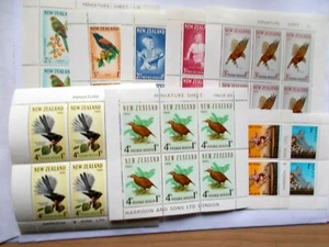 NEW ZEALAND: 1962-67 Nine Mint Sheets btwn MS813b/MS869 - Picture 1 of 6