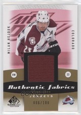 2010-11 SP Game Used Edition Authentic Fabrics Gold /100 Milan Hejduk #AF-HE