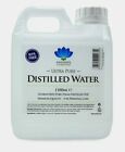 Glass Steam Distilled Water Food Grade BPA free - 100ml, 250ml, 1l, 5l, 10l, 25l