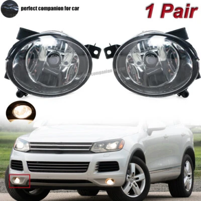 Left Right Fog Light Front Halogen Fog Lamp 7P60941699 For VW Touareg 2011-2015 - Image 1 of 4