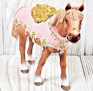 Schleich Horse Bayala Retired Shadow w/Pink Blanket Rare Missing Rider Germany - Picture 1 of 18