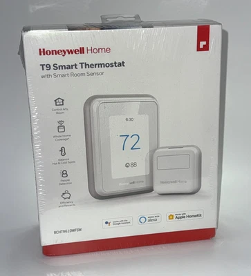 Termostato inteligente Honeywell Home T9 Wi-Fi con sensor RoomSmart blanco NUEVO SELLADO❗️ Foto 1 de 4