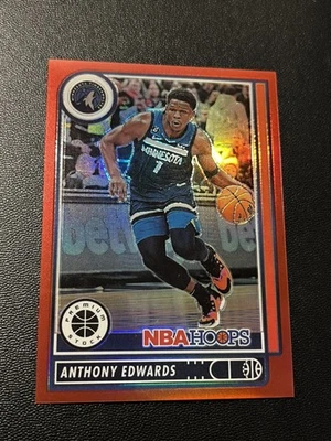 Anthony Edwards 2022-23 Panini Chronicles Hoops Premium Stock Red /149 - Image 1 of 3