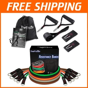 Widerstandsbänder Set mit Griffen - Ganzkörpertrainingsset - Bild 1 von 9