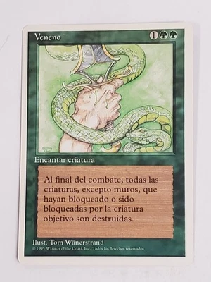 MTG Venom (Spanish 4th Edition (WB)/Green/C) - BGM - Image 1 of 2