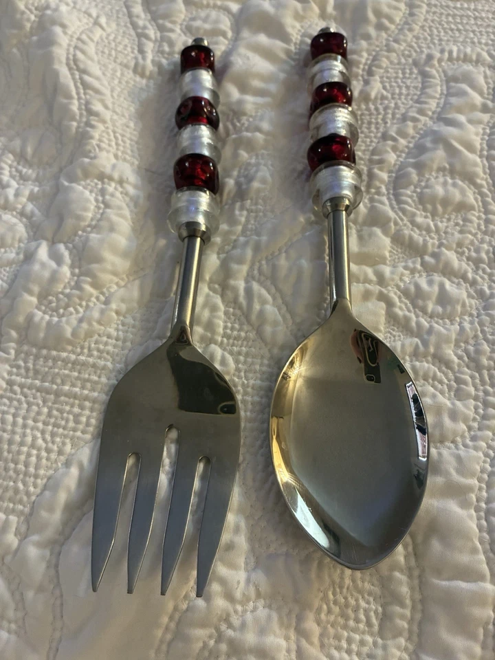 Pampered Chef Beaded Serving Set 2 Piece  – NIP - Image 1 of 4