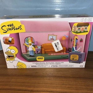 The Simpsons Living Room Diorama Playset Damaged Box - Picture 1 of 3