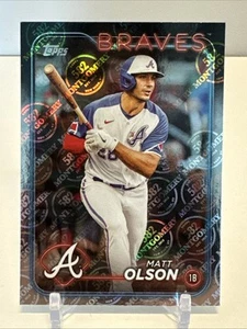 Matt Olson 2024 Topps Montgomery Club 582 Exclusive Foil Card #350 Atlanta - Afbeelding 1 van 2