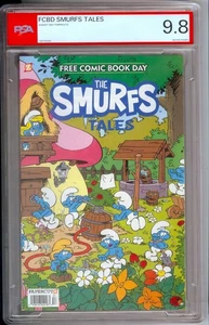 GRATIS COMIC BUCH TAG SCHLÜMPFE GESCHICHTEN PSA BEWERTET MIT 9,8 - Bild 1 von 2