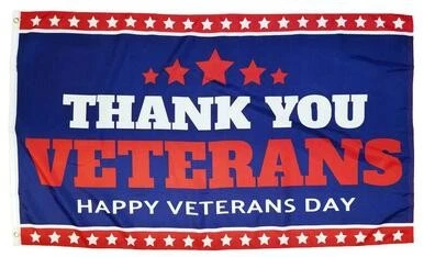 Veterans Day 3x5 Flag - Image 1 of 1