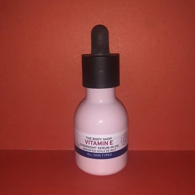 THE BODY SHOP VITAMIN E OVERNIGHT SERUM-IN-OIL - RARE - Image 1 of 2