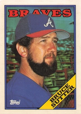 1988 Topps #155 Bruce Sutter Collector's Edition (Tiffany) - Image 1 of 2